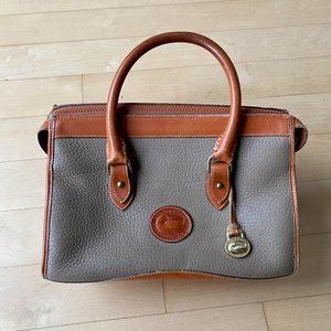 Vintage Original Dooney & Bourke Leather Satchel